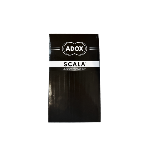 ADOX Scala B&W Reversal Kit box packaging for processing black and white slide film 2000ml working solution