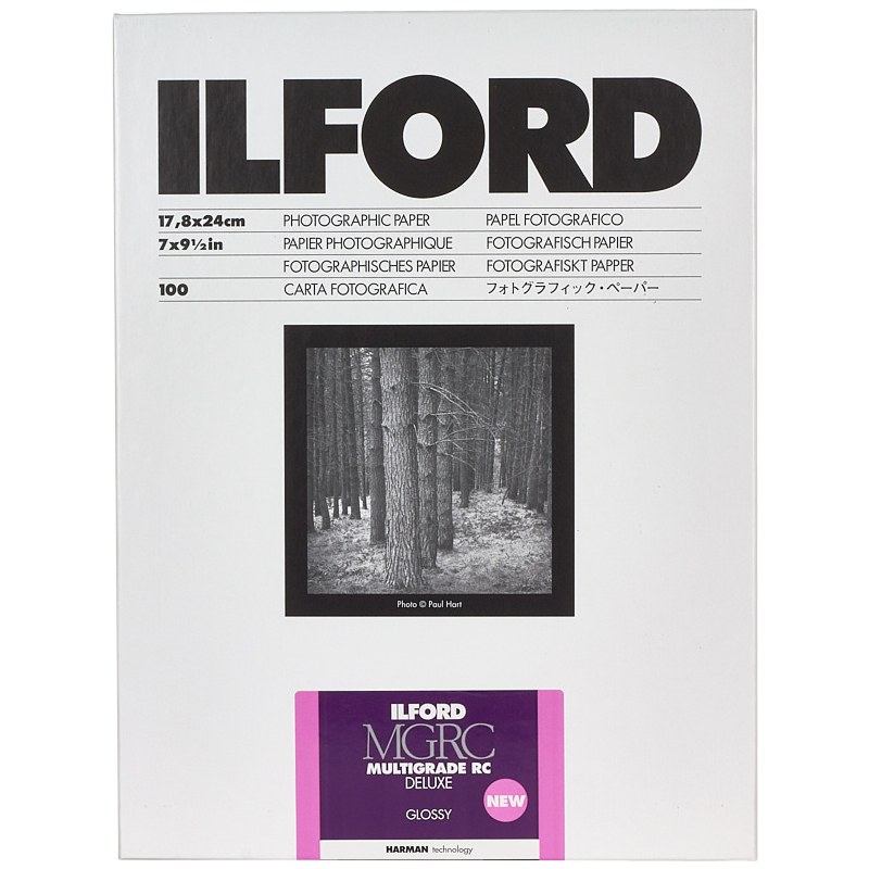 Ilford Multigrade RC Deluxe Glossy 17.8x24 cm - 100 sheets