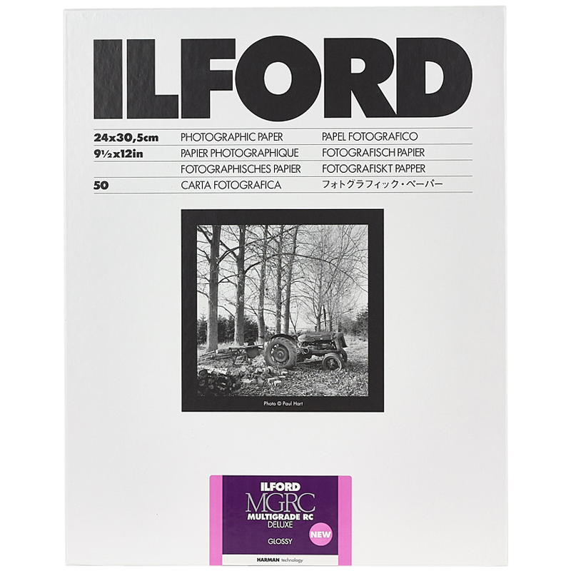 Ilford Multigrade RC Deluxe Pearl 24x30.5 cm - 50 sheets