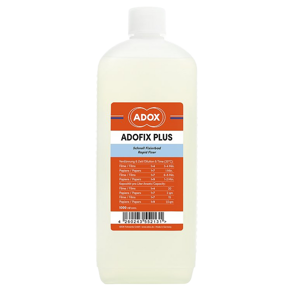 ADOX Adofix Plus 1000 ml, fissaggio rapido concentrato per lo sviluppo di pellicola e carta in bianco e nero in camera oscura