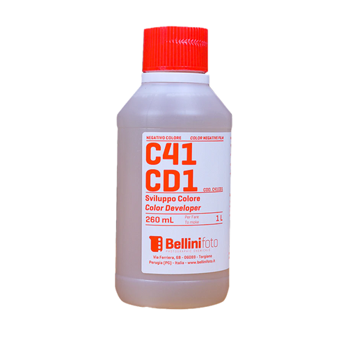 Bellini C-41 Monopart Developer 1L concentrate to refresh a Bellini C-41 kit