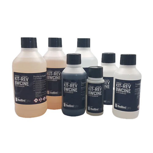 Bellini black & white cine reversal kit for 16mm and Super 8 motion picture film