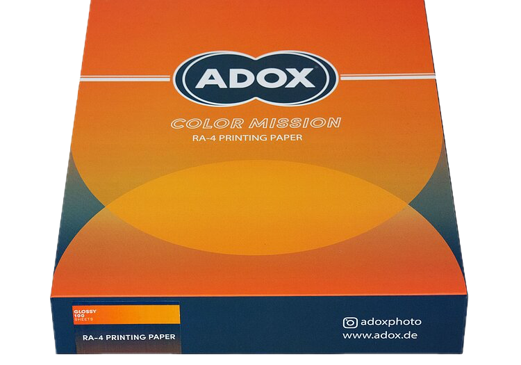 ADOX Color Mission RA-4 printing paper box 12x16 inch high gloss RC 50 sheets for large colour darkroom prints
