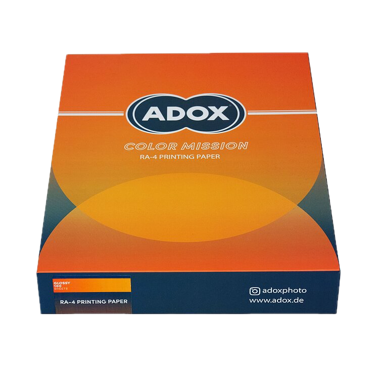 ADOX Color Mission RA-4 printing paper box 12x16 inch high gloss RC 50 sheets for large colour darkroom prints