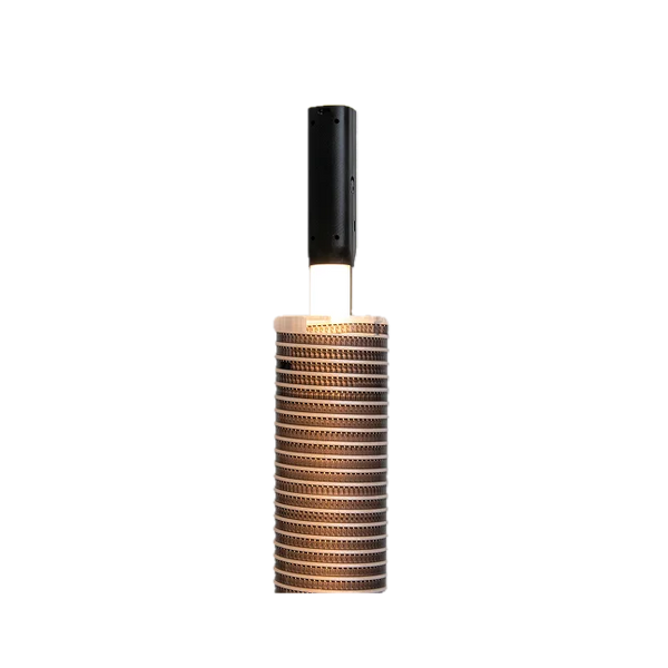 Luce LED per la REEL Super 8, inserita al centro di una spirale carica