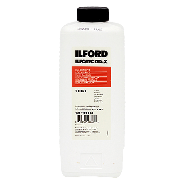 Ilford Ilfotec DD-X 1 L, concentrato liquido di rivelatore per pellicola in bianco e nero