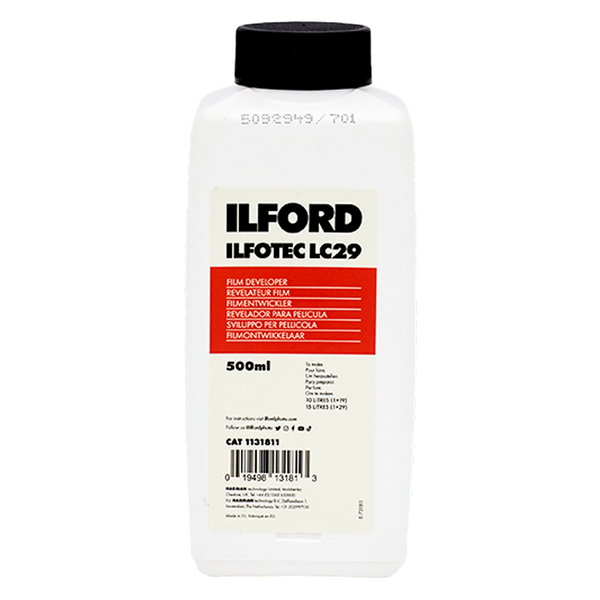 Ilford Ilfotec LC29 500 ml, concentrato liquido di rivelatore per pellicola in bianco e nero