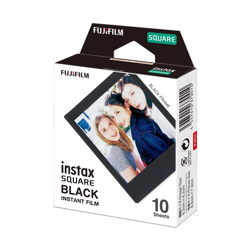 Fujifilm Instax Square Film (Black Frame)