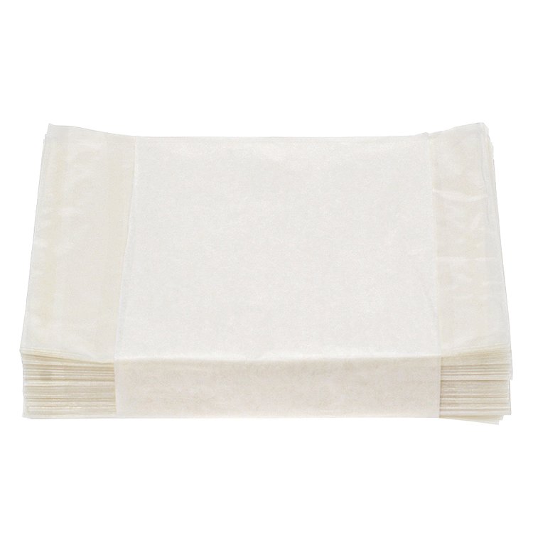 Stack of 100 pergamine archival negative sleeves for 4x5 large format film storage