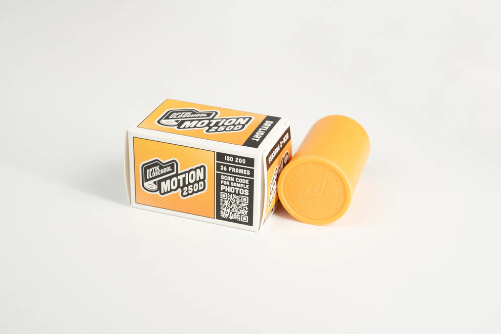 35mm Motion 250D film by Optik Oldschool