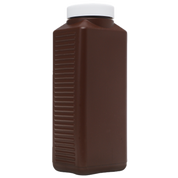 Brown chemical storage bottle 1000ml with wide mouth and tight-seal cap for darkroom chemistry storage