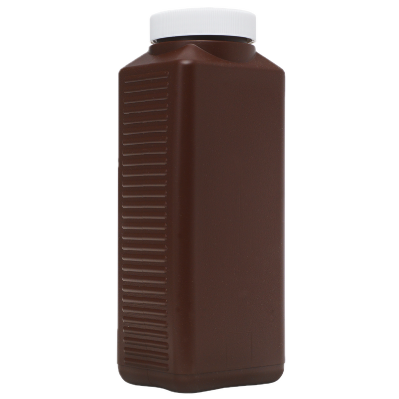 Brown chemical storage bottle 1000ml with wide mouth and tight-seal cap for darkroom chemistry storage