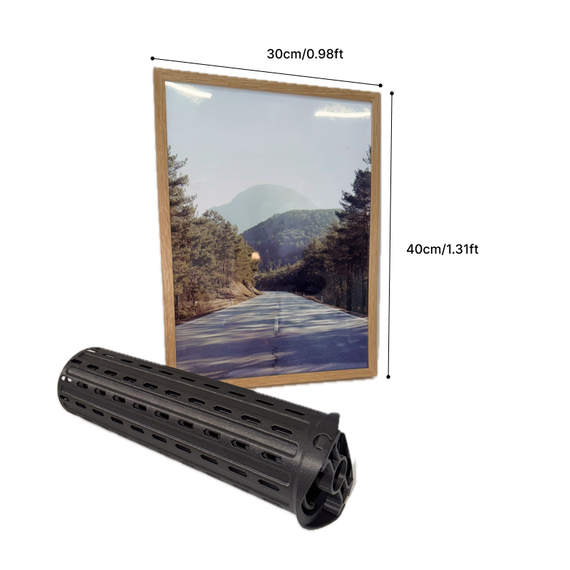 Reel Paper 8 print reel and image in frame in true size