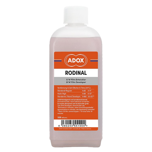 ADOX Rodinal 500ml high-acutance one-shot B&W film developer concentrate