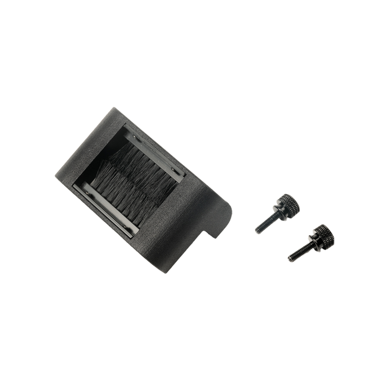 Easy35 Duster with dual anti-static Nylon 12 brushes and M4 thumb screws for film scanning dust removal