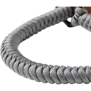 SmallRig braided wrist strap in gray, close-up of the braided cord