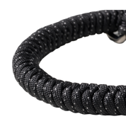 SmallRig braided wrist strap in black, close-up of the braided cord