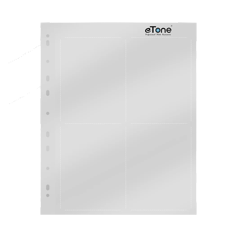 eTone 4x5 Negative Pages (50 Pack)