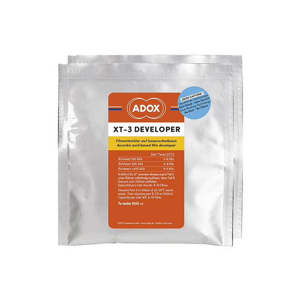 ADOX XT-3 in polvere, rivelatore per pellicola in bianco e nero compatibile con Xtol, si prepara in 1 litro
