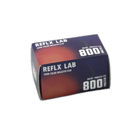 Box of Reflx Lab 800 film on a white background