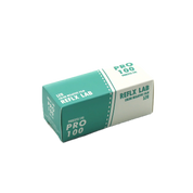 Box of Reflex Lab Pro 100 film on a white background